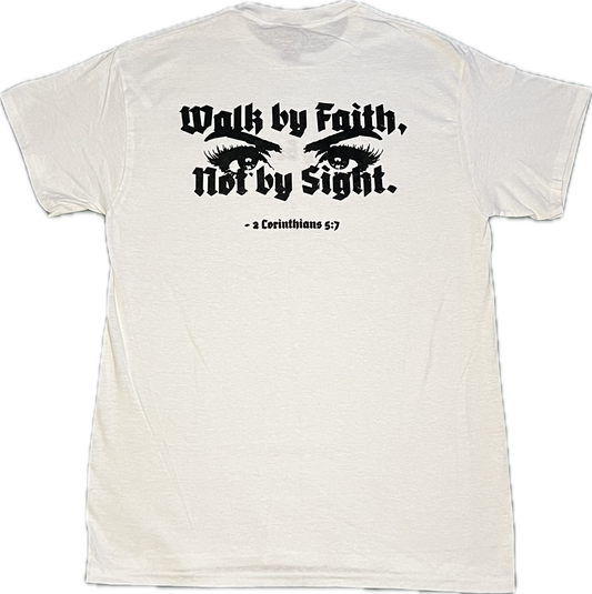 Holy Gear - Walk by faith Tee (White)